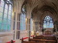 The interior kylemore neo gothic church at Kylemore Abbey Royalty Free Stock Photo