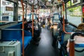 Interior of Kyoto city buses