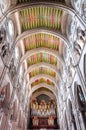 Interior of La Almudena Royal Cathedral, Madrid, Spain