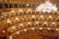 Interior of La Fenice Theatre, Venice, Italy