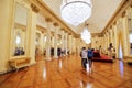 Interior of the La Scala theater, Milan, Italy Royalty Free Stock Photo