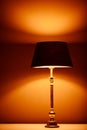 Interior lamp with warm light Royalty Free Stock Photo