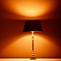 Interior lamp with warm light Royalty Free Stock Photo