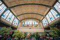 Interior of large Oostende railway station on Natienkaai 1