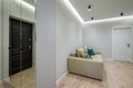 Interior of trendy classy apartment entrance hall