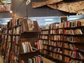 Interior of last book store in city Los Angels