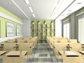 Interior of the lecture-room Royalty Free Stock Photo