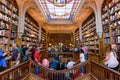 Interior of Lello Bookstore, one of the most beautiful bookstores in the world, in Porto, Portugal