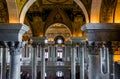 The interior of the Library of Congress, Washington, DC.