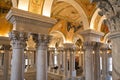 The interior of the Library of Congress Royalty Free Stock Photo