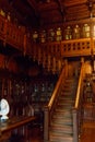 Interior of the library of Tsar Nicholas II inside the State Hermitage Museum in Saint Petersburg, Russia