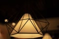 Interior light. Lamp with warm glow Royalty Free Stock Photo