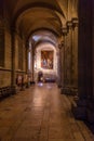 Interior of the Lisbon Cathedral or Se de Lisboa aka Santa Maria Maior Church