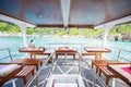 Interior of a living cabin on a liveaboard dive boats