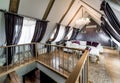 Interior of living room in the attic Royalty Free Stock Photo