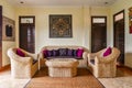 Interior of living room in house