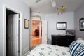 Interior of a luminous house with brightly colored walls in Overland Park, Kansas, USA