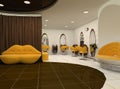 Interior of luxury beauty salon