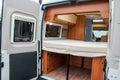 Interior of luxury caravan