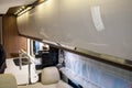 Interior of luxury caravan Royalty Free Stock Photo
