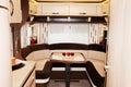 Interior of Luxury Motorhome Royalty Free Stock Photo