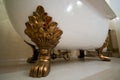 Interior of luxury vintage bathroom
