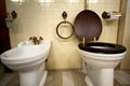 Interior of luxury vintage bathroom Royalty Free Stock Photo