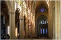 Interior of Lyon Cathedral, France Royalty Free Stock Photo