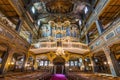 Interior of magnificently decorated wooden Protestant Church of Peace in Swidnica, UNESCO World Cultural Heritage, Poland