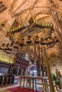 Interior main altar view of Palma de Mallorca Cathedral (La Seu)