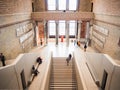 Interior of main hall in Neues Museum in Berlin. Royalty Free Stock Photo
