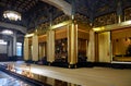 The interior of the main hall of Tsukiji Hongan-ji Buddhist temple. Tokyo, Japan Royalty Free Stock Photo