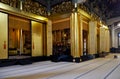 The interior of the main hall of Tsukiji Hongan-ji Buddhist temple. Tokyo, Japan Royalty Free Stock Photo