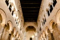 Interior of the main nave of the Cathedral Basilica of San Sabino in Bari Royalty Free Stock Photo