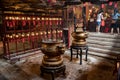 Interior Man Mo Temple Hong Kong