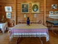 Interior of Langenkoski tsars Manor in Kotka, Finland.