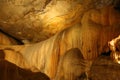 Interior of Maquine cave in Minas Gerais state in Brazil. Touristic place open to public visitation