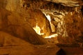 Interior of Maquine cave in Minas Gerais state in Brazil. Touristic place open to public visitation