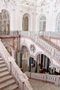 Marble staircase in Schleissheim Castle, Munich, Germany