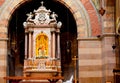 Interior of the Marian shrine, Barbano. Grado