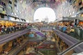 Interior of the Markthal in Rotterdam, Netherlands