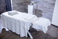 Interior of massage room in a modern spa salon Royalty Free Stock Photo