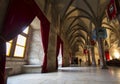 Interior of medieval castle Royalty Free Stock Photo