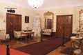 Interior of medieval Cerveny Kamen Red Stown Castle, Casta, Slovakia