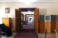 Interior of medieval Cerveny Kamen Red Stown Castle, Casta, Slovakia Royalty Free Stock Photo