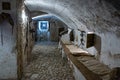 Interior of medieval stables in Spain