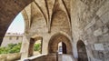 Interior medieval tower of Los Serrano in Valencia