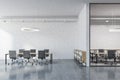 Interior of meeting room in industrial style Royalty Free Stock Photo