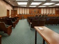 Interior of a meeting room in Texas state capitol building Royalty Free Stock Photo