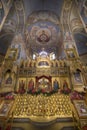 Interior of the Memorial Temple of the Birth of Christ church in Shipka, Bulgaria
